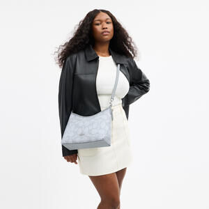 Laurel Shoulder Bag In Sketch Signature Canvas